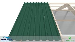 How to install SupaIBR roof covering [upl. by Lomasi]