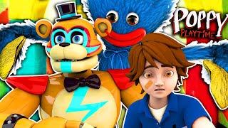 Glamrock Freddy and Gregory Play POPPY PLAYTIME CHAPTER 1 [upl. by Mulvihill]