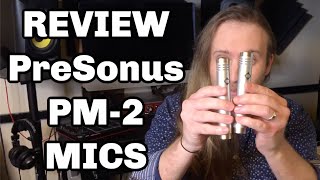 PreSonus PM2 Mics  REVIEW amp DEMO [upl. by Alyaj634]