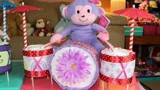 Diaper Cake Drum Set How To Make [upl. by Poul]