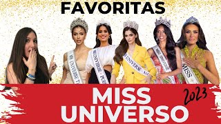 FAVORITAS MISS UNIVERSO 2023 SEPTIEMBRE [upl. by Vachell]