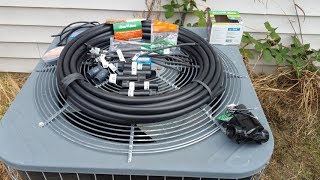 DIY Automatic AC Condenser Evaporator Mister  Electronically controlled [upl. by Bakeman]