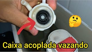 Caixa acoplada vazando 👷 Aula de Como consertar DIY [upl. by Audre]