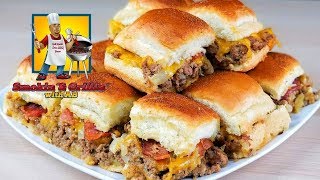 Sliders  Bacon Cheese Burger Sliders [upl. by Schulze862]