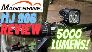 Magicshine MJ906 Review  5000 lumen MTB Light [upl. by Ozzy]