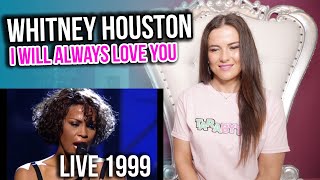 Vocal Coach Reacts to Whitney Houston I Will Always Love You LIVE 1999 [upl. by Chilton332]