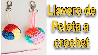 LLAVERO A CROCHET CON SOBRANTES DE LANAS [upl. by Ransom122]