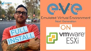 Installing EVENG on VMware ESXI 67  FULL Install [upl. by Odicalp]