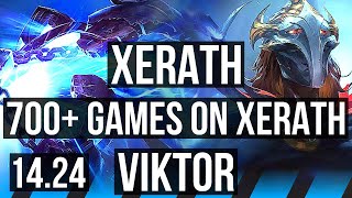 XERATH vs VIKTOR MID  416 700 games  KR Grandmaster  1424 [upl. by Ahsaf]