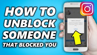 How to Unblock People on Instagram That Blocked You 2025 100 WORKING [upl. by Siramay]