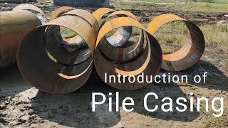 Casing Used In Pile Foundation Pile Liner CivilEngineering [upl. by Arag]