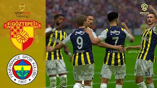 Göztepe  Fenerbahçe MAÇ ÖZETİ  Spor Toto Süper Lig 202425 [upl. by Ellitnahc]