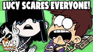 Every Time Lucy Scares Her Family  The Loud House [upl. by Akem]