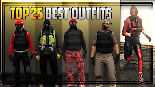 TOP 25 BEST amp COOLEST OUTFITS IN GTA ONLINE [upl. by Acirdna]