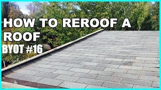 DIY How To Reroof A Roof [upl. by Mylor]