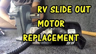 HOW TO REPLACE RV SLIDE OUT MOTOR  POWER GEAR  LIPPERT [upl. by Uis]