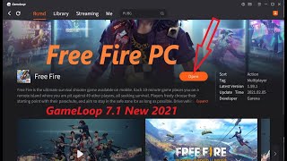 Free Fire PC 2022 How to download Setting FF on GameLoop 71 New [upl. by Malan]