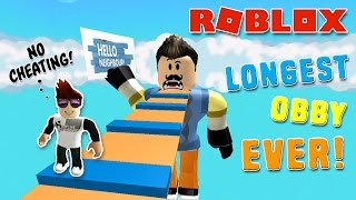 HELLO NEIGHBOR OBBY  ROBLOX  No Cheating This Time [upl. by Aniratac]