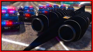 GTA 5 Roleplay  15000BHP ROCKET THRUSTER TROLLS COPS  RedlineRP [upl. by Udell]