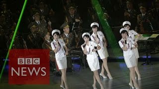 North Koreas allfemale pop group Moranbong perform in China  BBC News [upl. by Jonell]