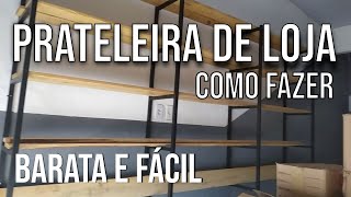 Como fazer prateleira para lojas [upl. by Franklin]