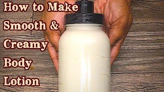 DIY Moisturizing Lotion Recipe EASY  HOW TO MAKE LOTION AT HOME FOR BEGINNERS [upl. by Hermosa]