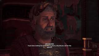 Assassins Creed Odyssey  How to accuse King Pausanias successfully with a proof [upl. by Seidnac]