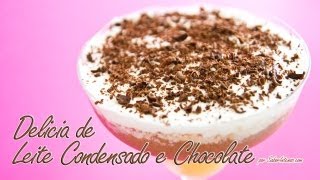 Delícia de Leite Condensado e Chocolate [upl. by Augustus]