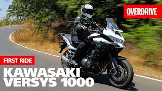 2019 Kawasaki Versys 1000  First Ride  OVERDRIVE [upl. by Oriel]