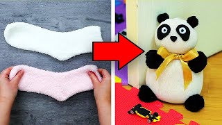 7 Ways To Reuse Old Socks [upl. by Oibesue729]