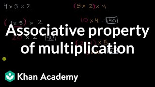 Associative property of multiplication [upl. by Islehc]