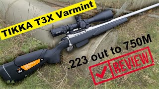 Tikka T3X Varmint 223 Review [upl. by Kingsly]