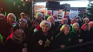 WHAT CHRISTMAS MEANS TO ME Rock Choir at Birkdale Lights Switch On 1st December 2024 [upl. by Enautna]