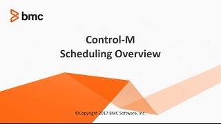 ControlM Scheduling Overview [upl. by Yrrad679]