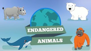 Endangered Animals  Science for Kids  PrimaryWorld [upl. by Orsay11]