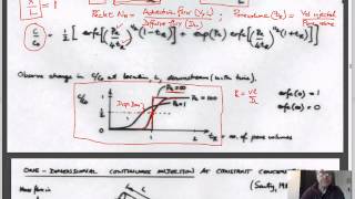 32 Contaminant Transport  Advectiondispersion equation 1D and 3D flows [upl. by Nasho]