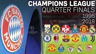 Champions League Quarter Finals  All FC Bayern matches  Highlights [upl. by Aliel896]