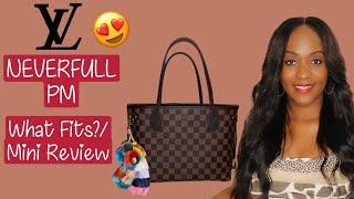 😍 2020 LOUIS VUITTON NEVERFULL PM The Perfect “in between bag” [upl. by Liris]