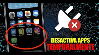 Cómo desactivar temporalmente WhatsApp Instagram Facebook sin desinstalar las apps 💥 [upl. by Damalas662]