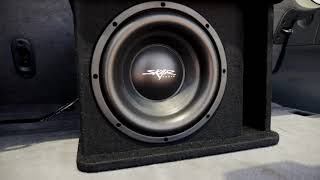 Skar Audio SDR1X10D2 Single 10inch Loaded Subwoofer Enclosure Demo [upl. by Dasha]