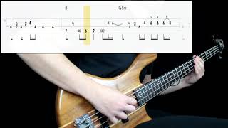 Peter Gabriel  Sledgehammer Bass Cover Play Along Tabs In Video [upl. by Essilrahc]