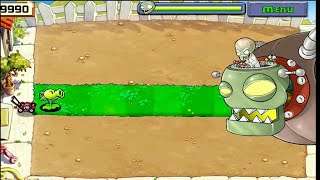 Repeater Vs DrZomboss God Repeater Kill DrZomboss and all Zombies PVZ Mod [upl. by Brandais459]