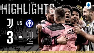 Juventus 32 Inter Milan  Cuadrado scores dramatic late winner  Serie A Highlights [upl. by Ailahtan]