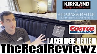 STEARNS AND FOSTER LAKERIDGE MATTRESS  FIRST LOOK [upl. by Baudelaire635]