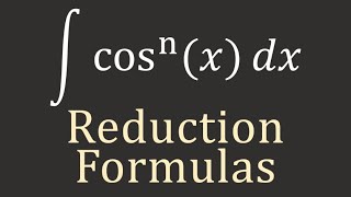 Calculus II Reduction Formulas [upl. by Mccourt39]