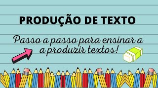 PRODUÇÃO DE TEXTO [upl. by Sara-Ann]