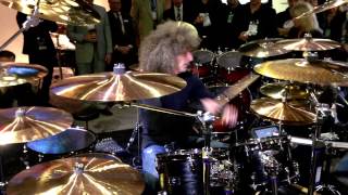 Tommy Aldridge  Yamaha Live Custom  NAMM 2013 DRUMEO [upl. by Grani]