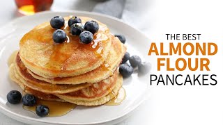 Almond Flour Pancakes  Glutenfree Paleo Grainfree Pancakes [upl. by Pennie]