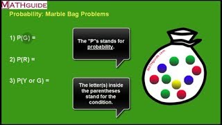 Probability Marble Bag Problems [upl. by Wolpert]