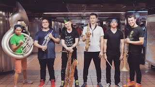 Lucky Chops  Danza 2016 Live in the NYC Subway [upl. by Pitarys]